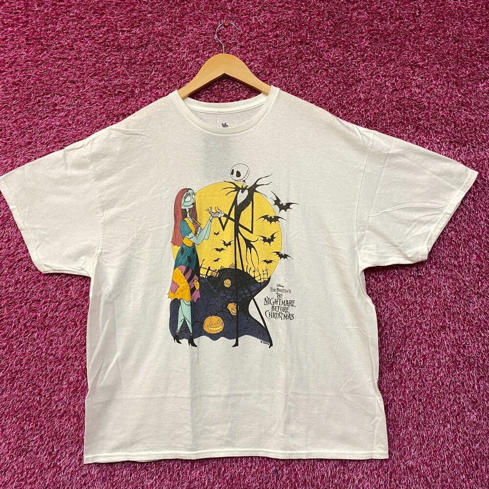 The Nightmare Before Christmas Jack and Sally T-Shirt Size XL